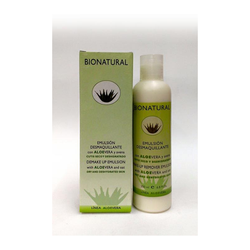 EMULSION DESMAQUILLANTE CON ALOE Y AVENA (200 ml)