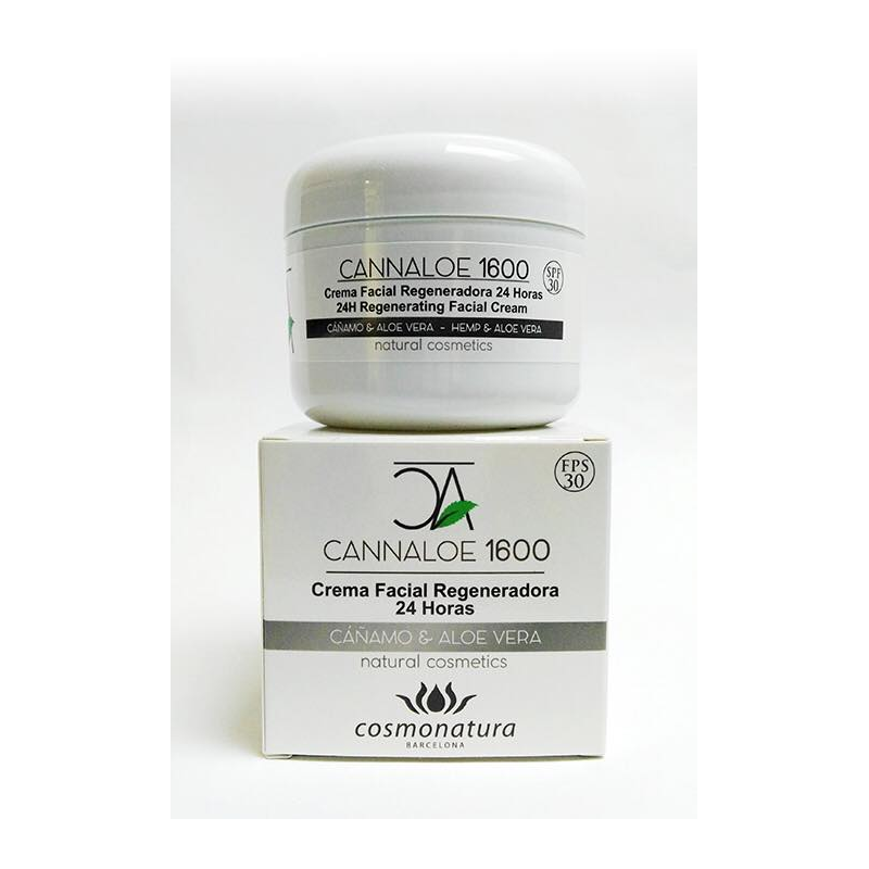 CANNALOE 1600 - CREMA FACIAL REGENERADORA 24h 100 ml