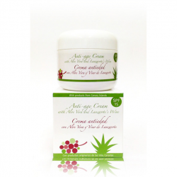CREMA FACIAL ANTIOXIDANTE CON VINO DE LANZAROTE (120 ml)