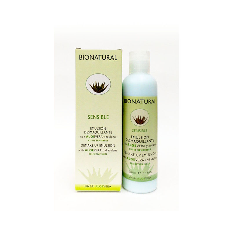 EMULSION DESMAQUILLANTE CON ALOE Y AZULENO (200 ml)