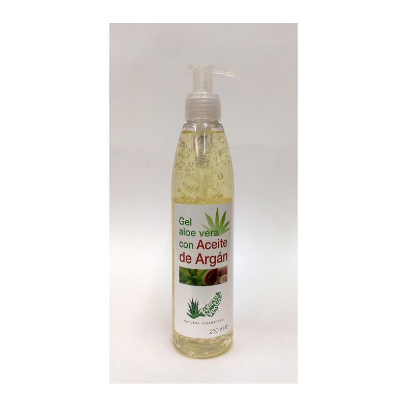 Gel Aloe Vera 100% + Argán 250ml con dosificador