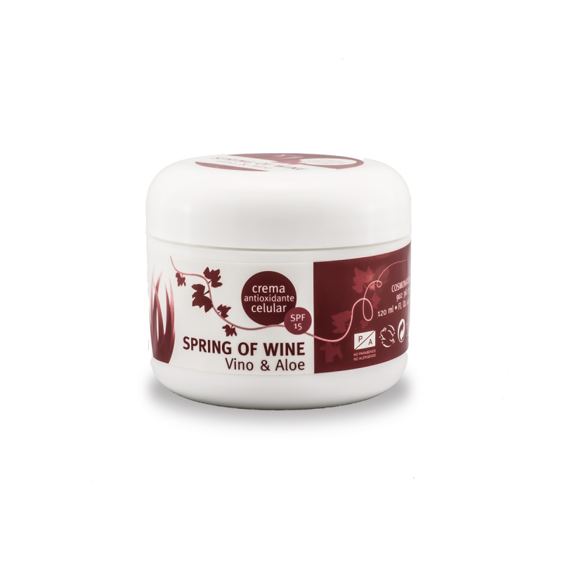 CREMA FACIAL ANTIOXIDANTE DE VINOTERAPIA SPRING OF WINE (120 ml)